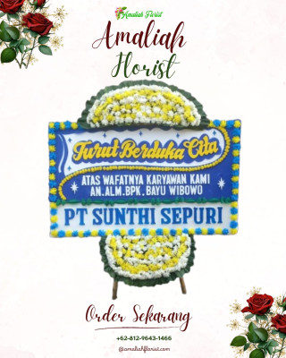 Papan Bunga Duka di Pineleng